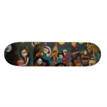 Gotisk Skateboard för Hyakki Yako japan yokai