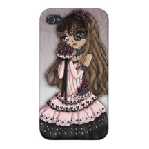 Gotisk snörebrudiphone case 2 iPhone 4 fodral