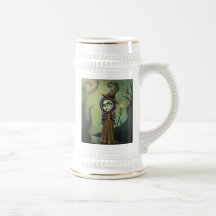 Gotisk Steampunk häxa Kaffe Mugg