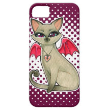 Gotiskt felikt Siamese fodral för kattiPhone 5 iPhone 5 Cover