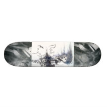 Gotiskt stiga ombord anpassningsbara skateboard