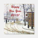 Gott nytt år 2010! magnet för kylskåp