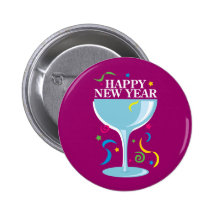 Gott nytt år knäppas pins