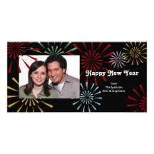 Gott nytt år Photocards Fotokort