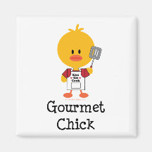 Gourmet- chickmagnet magneter för kylskåp