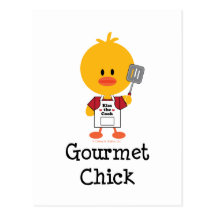 Gourmet- chickvykort