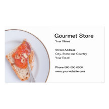 Gourmet- lagervisitkort