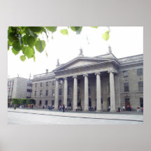 GPO-byggnad, O'Connell gata Dublin Irland Posters