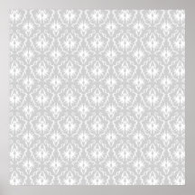 Grå damastast design för vit och för pastell print