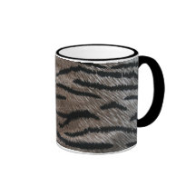 grå färgtigermugg