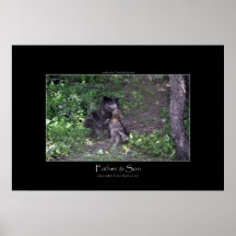 Grå färgvarg för alfabetisk manlig & valpfototryck print