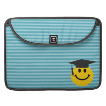 Graduate smiley face sleeve for MacBooks