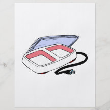 Grafisk babymatvärmeapparat custom flyer