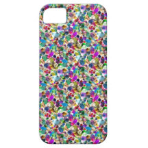 Grafisk Bling för regnbågejuvelRhinestone iphone c iPhone 5 Fodral