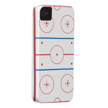 grafisk ishockeyisbana Case-Mate iPhone 4 skal