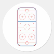 grafisk ishockeyisbana klistermärke