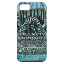 Grafisk pirat önskad affischkonst i kricka och sva iPhone 5 Case-Mate skydd