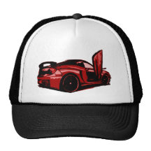 Grafisk sportbiltecknad baseball hat