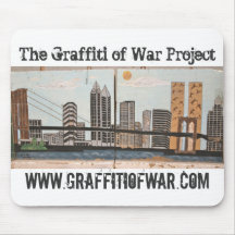 Grafitti av krig projekterar: Mousepad serie 9/11 Musmattor