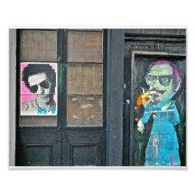 Grafitti Brooklyn NYC Fotontryck
