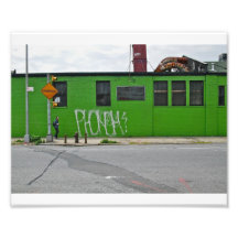 Grafitti Brooklyn NYC Fototryck