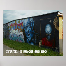 grafitti gör avkänning - grafittiaffisch