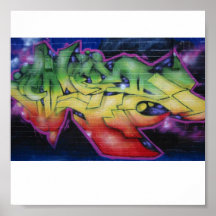 grafitti-grönt-design-affisch