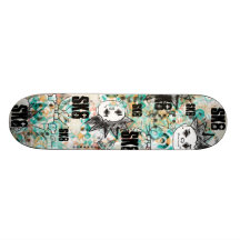 GrafittiArgyle grabb +TextSkateboard