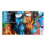 Grafittikonstbildekal Visitkort