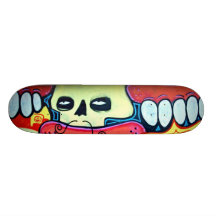 Grafittiskalle Skateboard Deck