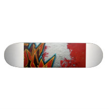 grafittiskridskon stiger ombord skateboard decks