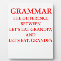 grammatik uppvisning plack