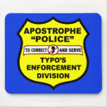 Grammatikpolisapostrof Mousepad Musmatta
