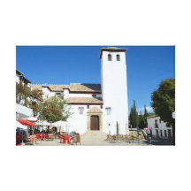 Granada sträckte kanvastrycket