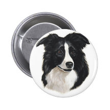 GränsCollieporträtt Pins