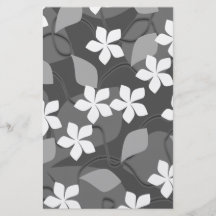 Grått- och vitblommor. Blom- modell Custom Flyer