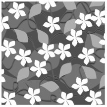 Grått- och vitblommor. Blom- modell Photo Cutouts