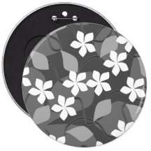 Grått- och vitblommor. Blom- modell Pins