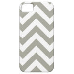 Grått sicksacksparremönster iPhone 5 Case-Mate fodral