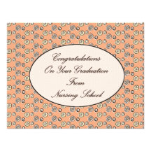 Grattis på din studenten från att vårda Sc Kort För Inbjudningar
