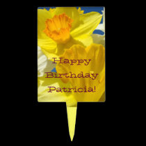 Grattis på födelsedagen Patricia! Tårtaplockor til tårtdekoration
