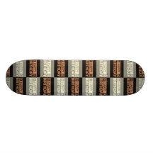 Grattis på födelsedagen stiger ombord skateboard deck