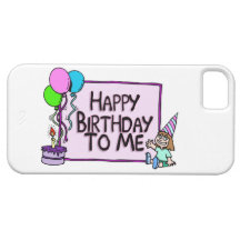 Grattis på födelsedagen till mig flicka iPhone 5 skydd