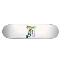 Grattis på födelsedagen till mig pojke anpassningsbara skateboard