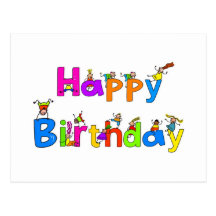 Grattis på födelsedagen vykort