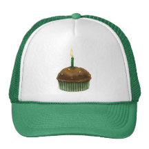 Grattis på födelsedagenmuffin trucker kepsar
