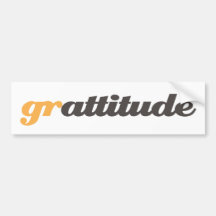 grattitude bildekal