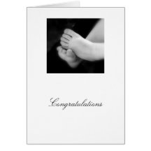 Gratulerar baby kort