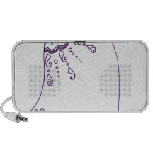 Gravid buk för Henna iPhone Högtalare