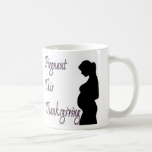 Gravid denna thanksgiving mugg